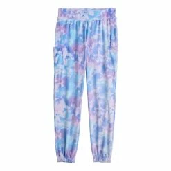 Girls 7-16 SO® Cozy Velour Jogger Pants in Regular & Plus Size -kids pajamas set Sales 5748496 Mermaid Dye