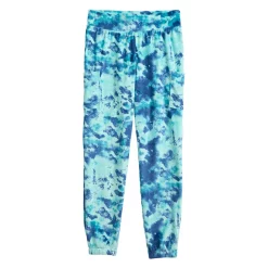 Girls 7-16 SO® Cozy Velour Jogger Pants in Regular & Plus Size -kids pajamas set Sales 5748496 Turquoise Dye