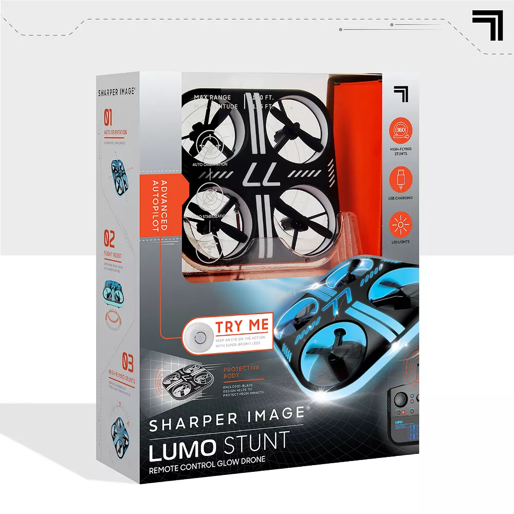 Sharper Image Lumo Stunt Glow R/C Drone 3 Sharper Image Lumo Stunt Glow R/C Drone - Image 2