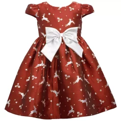Girls 4-6x Bonnie Jean Jacquard Party Dress