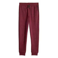 Boys 8-20 Sonoma Goods For Life® Everyday Jogger Pants in Regular & Husky -kids pajamas set Sales 5760929 Burgundy Red Texture