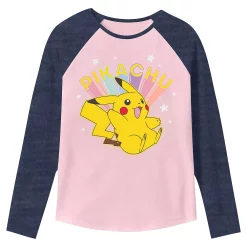 Girls 4-12 Jumping Beans® Pikachu Rainbow Graphic Tee
