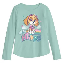Girls 4-12 Jumping Beans® Paw Patrol Skye "Be Happy" Long Sleeve Graphic Tee