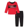 Toddler Boy Under Armour Wordmark Long Sleeve Graphic Tee & Jogger Pants Set -kids pajamas set Sales 5765854