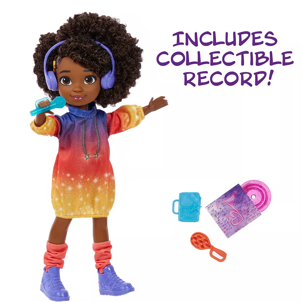 Karma’s World Singing Doll with Music Accessories and Collectible Record 6 Karma’s World Singing Doll with Music Accessories and Collectible Record - Image 4