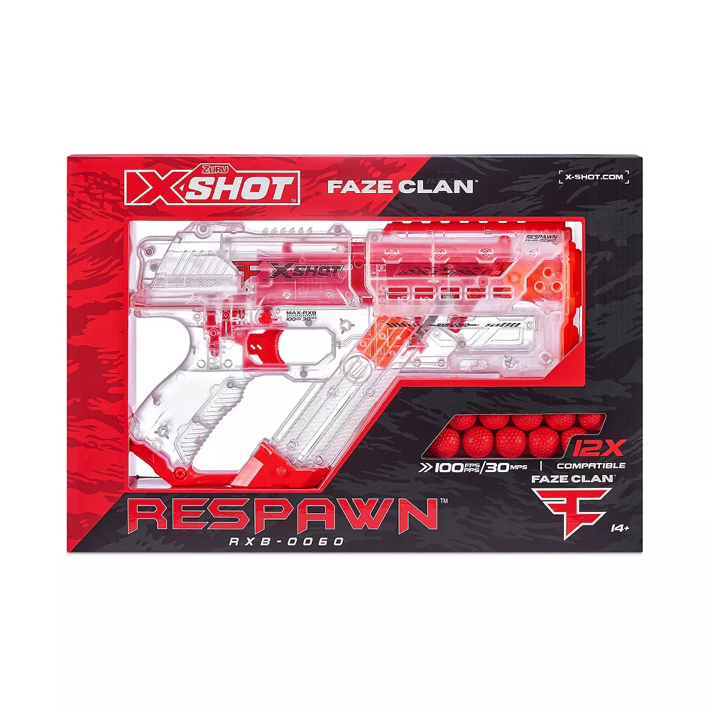 X-Shot FaZe Respawn Round Blaster (12 rounds) by ZURU 3 X-Shot FaZe Respawn Round Blaster (12 rounds) by ZURU