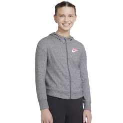 Girls 7-16 Nike Full-Zip Hoodie 9 Girls 7-16 Nike Full-Zip Hoodie -kids pajamas set Sales 5773399 Heather Gray Sunset
