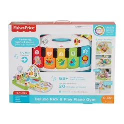 Fisher-Price Deluxe Kick & Play Piano Gym Musical Baby Toy