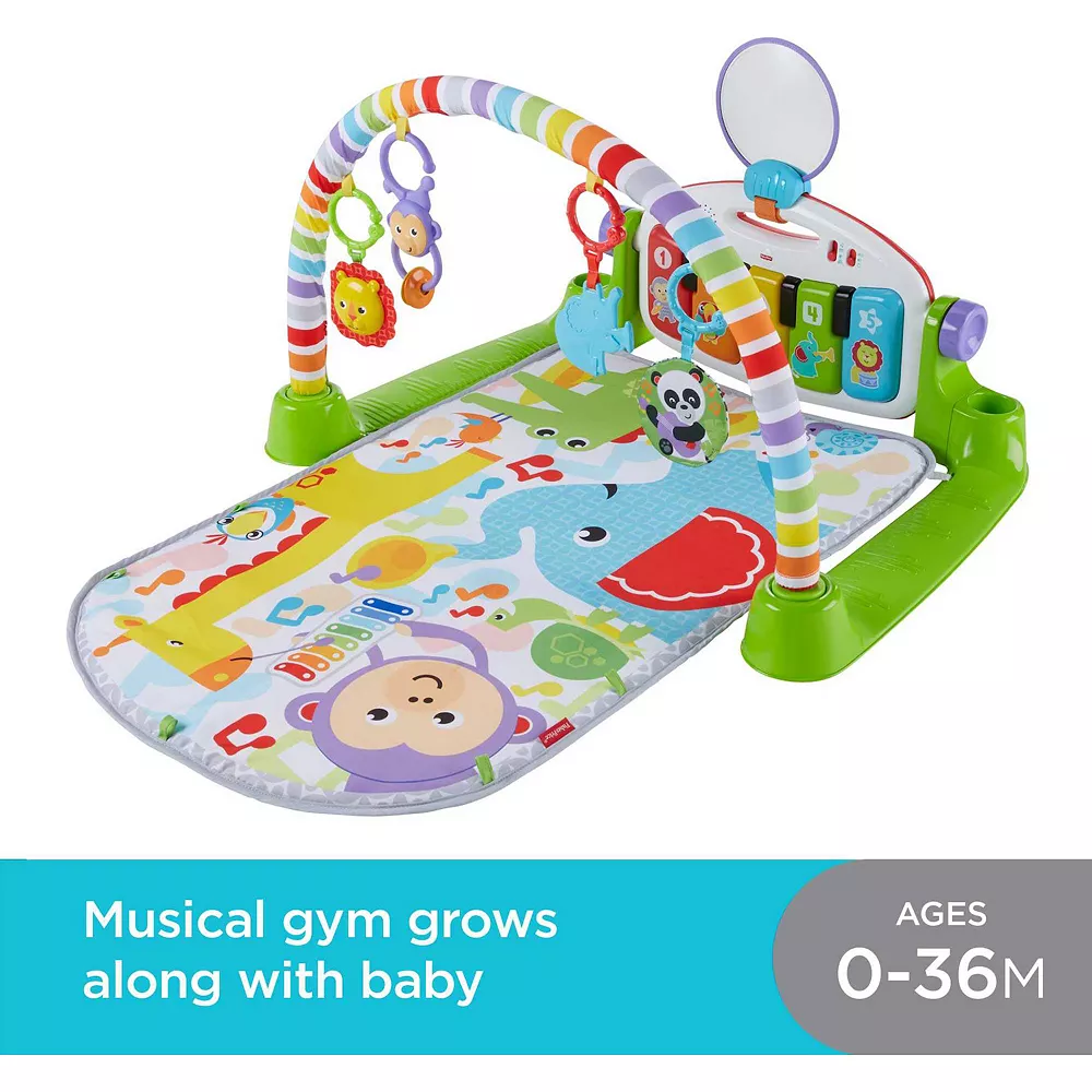 Fisher-Price Deluxe Kick & Play Piano Gym Musical Baby Toy 5 Fisher-Price Deluxe Kick & Play Piano Gym Musical Baby Toy - Image 3