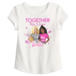 Girls 4-12 Jumping Beans® Barbie® "Together We Shine" Sparkle Graphic Tee