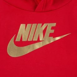 Toddler Boy Nike Metallic Logo Hoodie -kids pajamas set Sales 5807740 ALT2