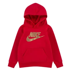 Toddler Boy Nike Metallic Logo Hoodie -kids pajamas set Sales 5807740 Red