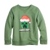 Boys 4-12 Jumping Beans® Minecraft Santa Hat Creeper Fleece Graphic Sweatshirt -kids pajamas set Sales 5810915
