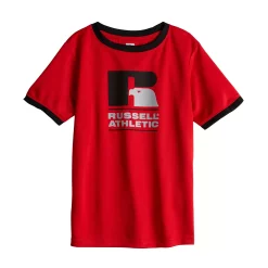 Boys 8-20 Russell Athletic Logo Tee -kids pajamas set Sales 5816850 Red