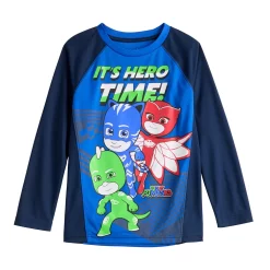 Boys 4-12 Disney PJ Masks "It's Hero Time" Raglan Graphic Tee by Jumping Beans®