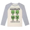 Boys 4-12 Jumping Beans® Minecraft "Creeper Moods" Raglan Sleeve Graphic Tee