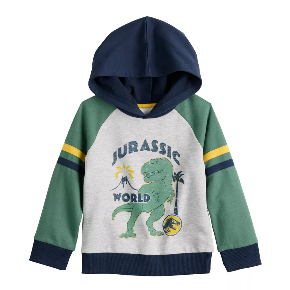 Toddler Boy Jumping Beans® Jurassic World Fleece Pullover Hoodie 3 Toddler Boy Jumping Beans® Jurassic World Fleece Pullover Hoodie