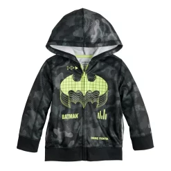 Toddler Boy Jumping Beans® Active Fleece DC Comics Batman Zip Hoodie