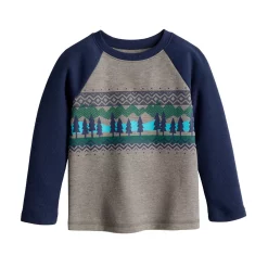 Toddler Boy Jumping Beans® Graphic Raglan Tee -kids pajamas set Sales 5858706 Gray