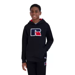 Boys 8-20 Russell Athletic Logo Fleece Hoodie -kids pajamas set Sales 5861146 ALT2