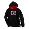 Boys 8-20 Russell Athletic Logo Fleece Hoodie -kids pajamas set Sales 5861146 Black