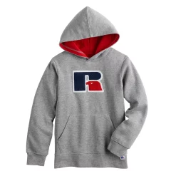 Boys 8-20 Russell Athletic Logo Fleece Hoodie -kids pajamas set Sales 5861146 Gray Heather