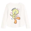 Toddler Girl Jumping Beans® Looney Tunes Tweety Bird Long Sleeve Graphic Tee -kids pajamas set Sales 5879940