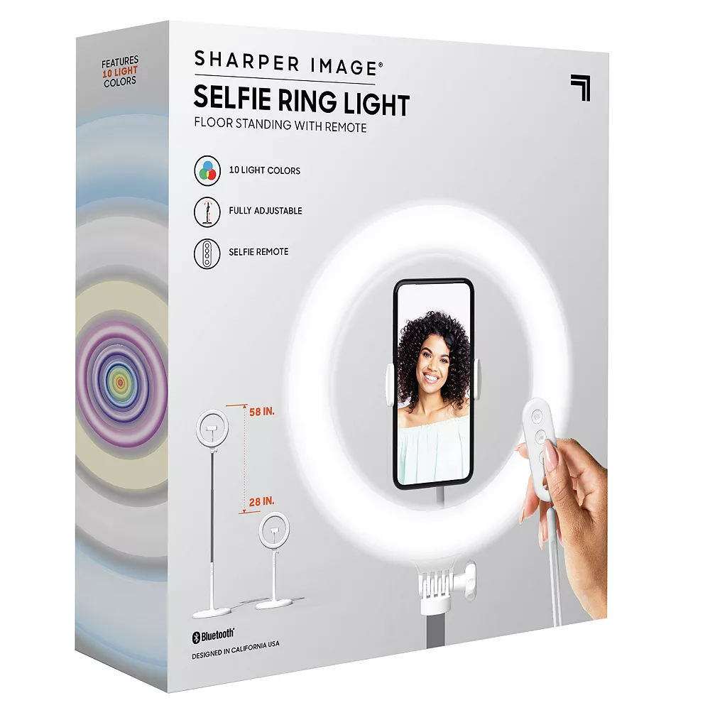 Sharper Image Social Star Selfie Light Stand with Remote 2 Sharper Image Social Star Selfie Light Stand with Remote