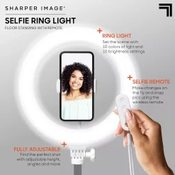 Sharper Image Social Star Selfie Light Stand with Remote 12 Sharper Image Social Star Selfie Light Stand with Remote -kids pajamas set Sales 5896075 ALT2