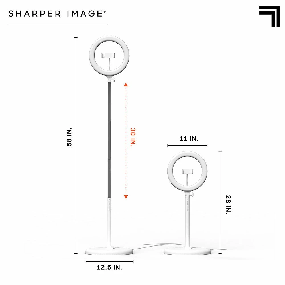 Sharper Image Social Star Selfie Light Stand with Remote 9 Sharper Image Social Star Selfie Light Stand with Remote - Image 8