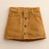 Toddler Girl Little Co. by Lauren Conrad Organic Corduroy Skirt -kids pajamas set Sales 5909915 Caramel