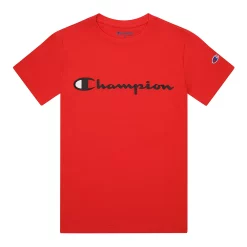 Boys 8-20 Champion® Script Tee -kids pajamas set Sales 5911846 Scarlet