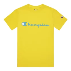 Boys 8-20 Champion® Script Tee -kids pajamas set Sales 5911846 Team Gold