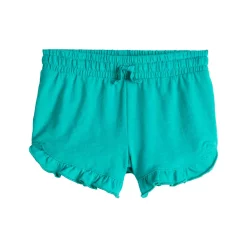 Girls 4-12 Jumping Beans® Ruffle Hem Pull-On Shorts -kids pajamas set Sales 5912306 Teal