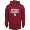Kids 8-20 Oklahoma Sooners Team Slogan Fleece Hoodie -kids pajamas set Sales 5947810