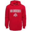 Boys 8-20 Ohio State Buckeyes Team Slogan Fleece Hoodie -kids pajamas set Sales 5947811