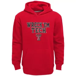 Boys 8-20 Texas Tech Red Raiders Team Slogan Fleece Hoodie