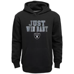 Kids 7-20 Las Vegas Raiders Team Slogan Fleece Hoodie