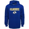 Kids 7-20 Los Angeles Rams Team Slogan Fleece Hoodie -kids pajamas set Sales 5948032