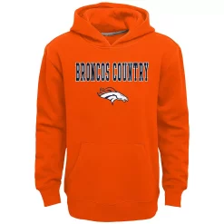 Kids 7-20 Denver Broncos Team Slogan Fleece Hoodie