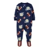 Toddler Boy Carter's Football Fleece Footed Pajamas -kids pajamas set Sales 5959213