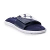 Under Armour Ignite VI Kids' Slide Sandals -kids pajamas set Sales 5984347 White Midnight Navy