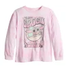 Girls 7-16 Oversized Baby Yoda Grogu Long Sleeve Graphic Tee -kids pajamas set Sales 6044660