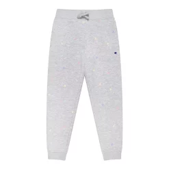Girls 7-16 Champion® Tossed Logo Fleece Joggers -kids pajamas set Sales 6142272 Gray