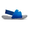 Nike Kawa Toddler Slide Sandals -kids pajamas set Sales 6142393 Hyper Cobalt Wolf Gray