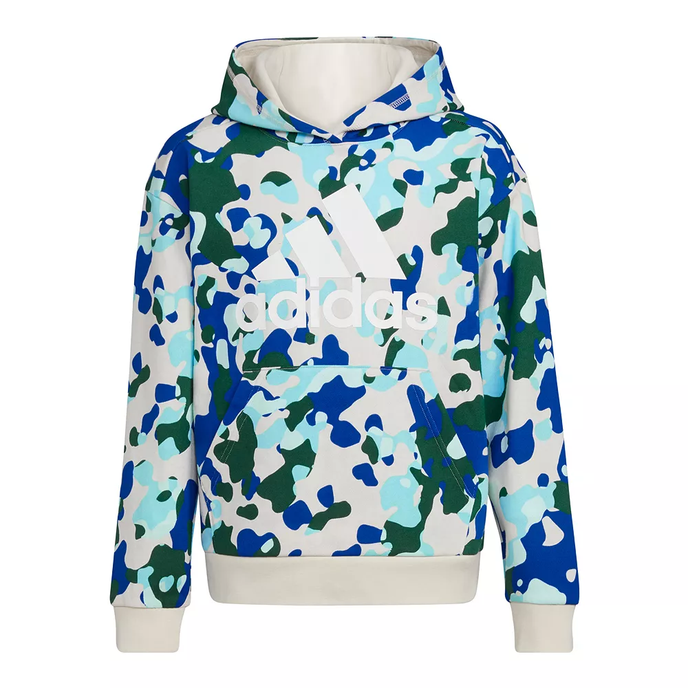 Boys 8-20 adidas Camo Fleece Hoodie 4 Boys 8-20 adidas Camo Fleece Hoodie - Image 2