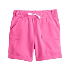 Toddler Girl Jumping Beans® Adaptive Sensory Friendly, Easy Dressing, & Seated Comfort French Terry Bermuda Shorts
