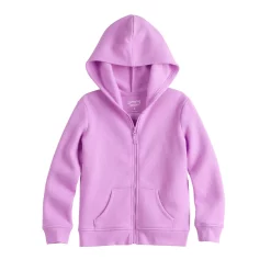 Toddler Girl Jumping Beans® Zip Fleece Hoodie -kids pajamas set Sales 6171433 Purple