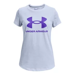 Girls 7-16 Under Armour Big Logo Tech Tee -kids pajamas set Sales 6172074 Blue