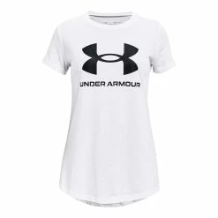 Girls 7-16 Under Armour Big Logo Tech Tee -kids pajamas set Sales 6172074 White
